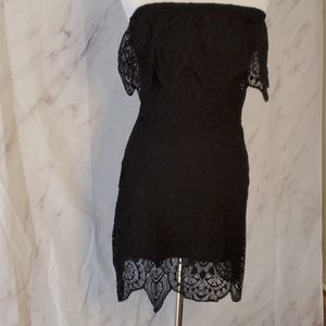NWT BB Dakota RSVP black lace dress
